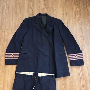 Authentic WWII Canadian Navy Officer Uniform - Tip Top Tailors Mfg Medium Set